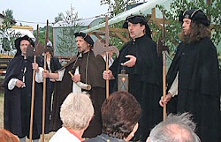 Die Mitterteicher Nachtw�chter bei ihrem ersten Auftritt